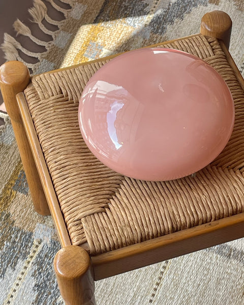Vintage Murano peach ceiling/wall lamp (D24)