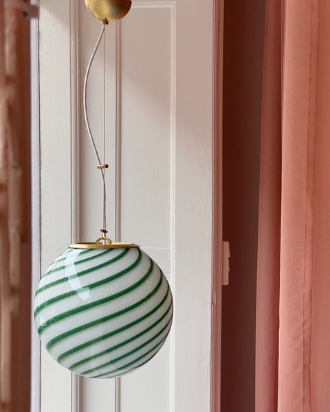 Ceiling lamp - Green swirl (D30)