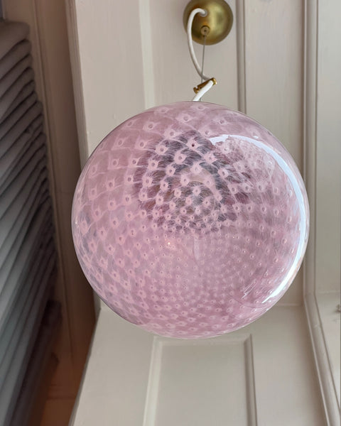 Ceiling lamp - Pink dotted (D20)