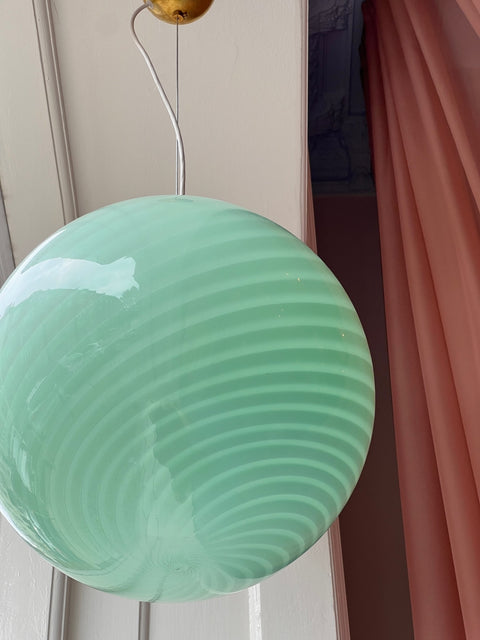 Ceiling lamp - Light green/mint swirl (D40)