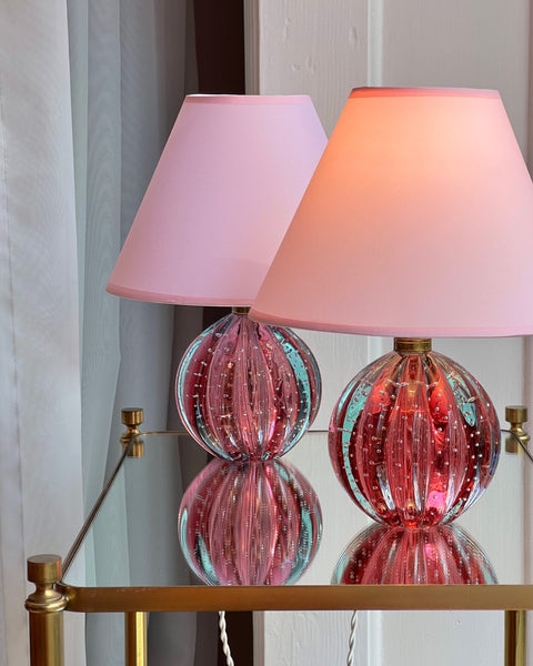 Vintage Murano table lamp (with shade) - 2 available