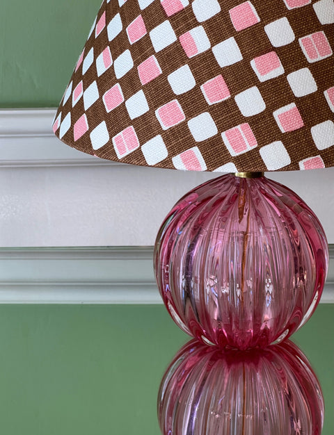 Vintage Murano table lamp (incl. lampshade)