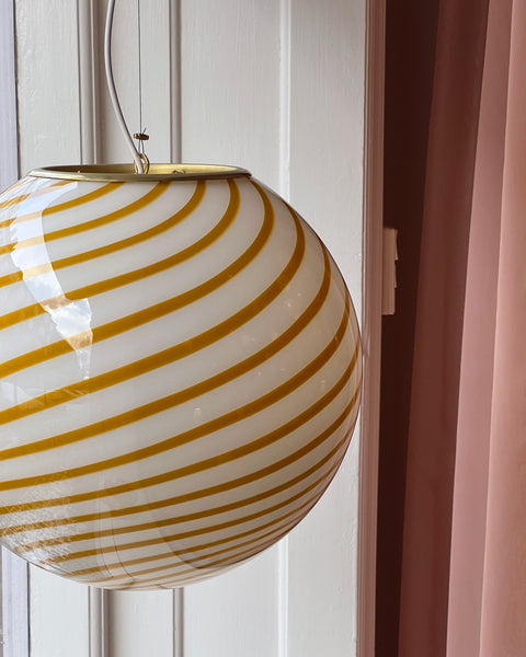 Ceiling lamp - Amber swirl (D45)