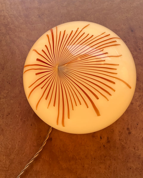 Vintage Ludovico Diaz de Santillana Murano Anemone table lamp (2 available)