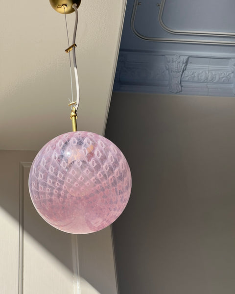 Ceiling lamp - Pink dotted (D20)