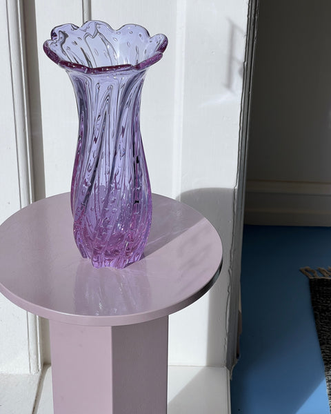 Vintage purple Murano vase