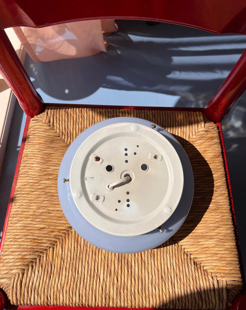 Vintage Murano blue/lavender ceiling/wall lamp (D24)