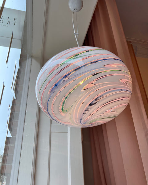 Vintage Murano Multi-coloured/transparent ceiling lamp (D45)