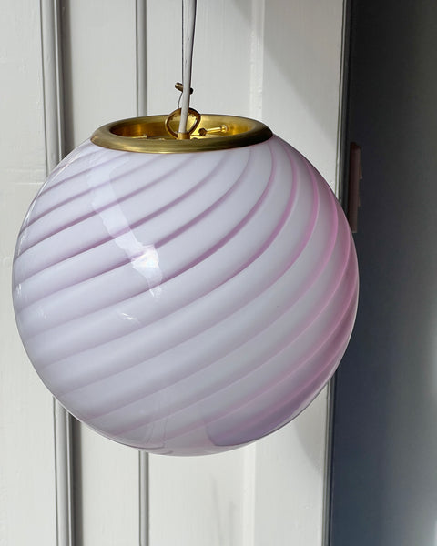 Ceiling lamp - Light pink swirl (D30)