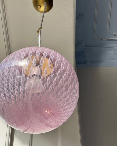 Ceiling lamp - Pink dotted (D30)