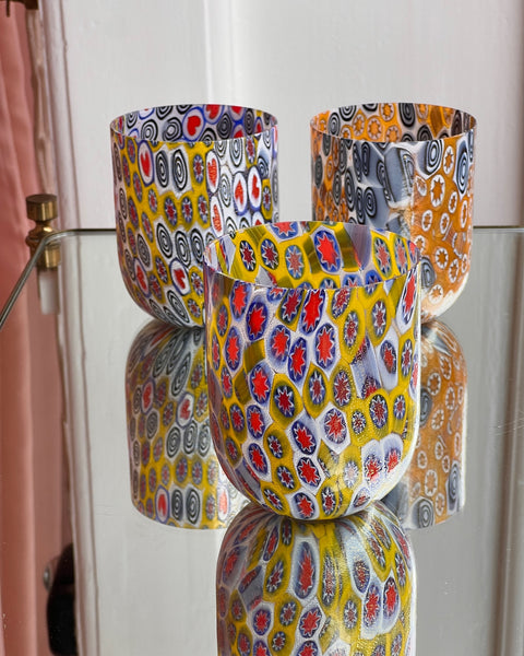 Vintage Murano Millefiori glass