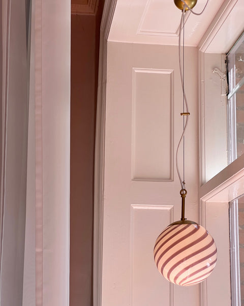 Ceiling lamp - Pink lavender swirl (D20)