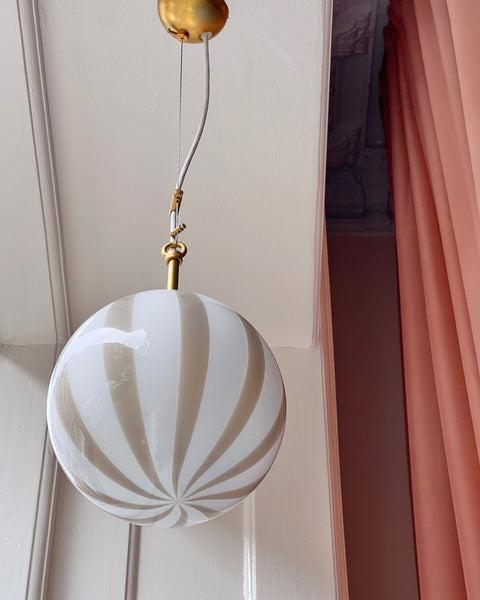 Ceiling lamp - Grey vertical stripes (D20)