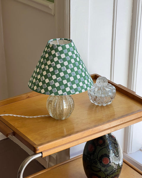 Vintage golden Murano table lamp (incl. lampshade)