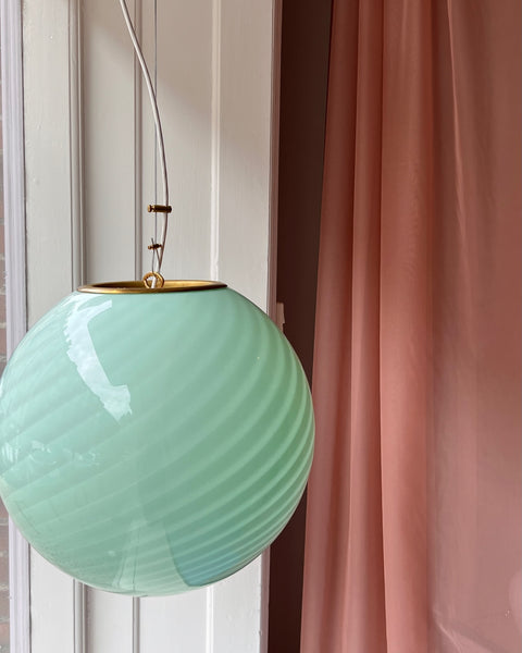 Ceiling lamp - Light green/mint swirl (D40)