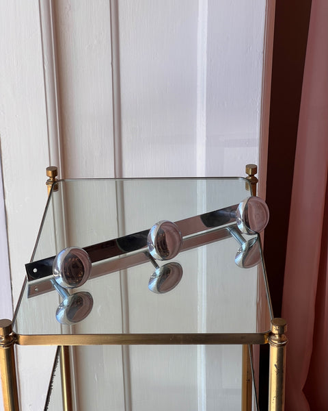 Vintage chrome coat rack
