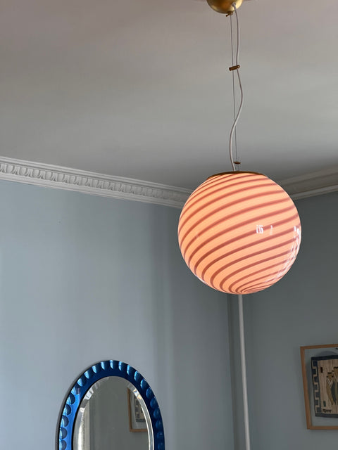 Ceiling lamp - Pink lavender swirl (D30)