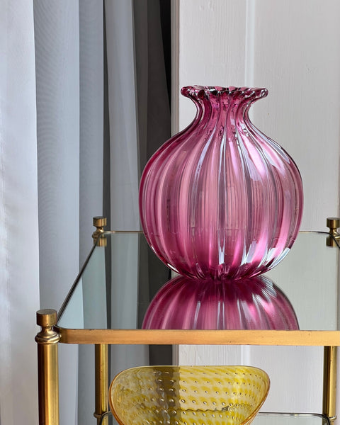 Vintage purple Murano vase