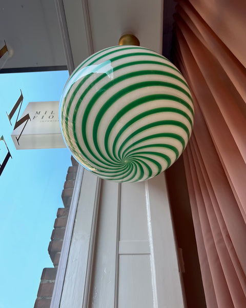 Ceiling lamp - Green swirl (D40)