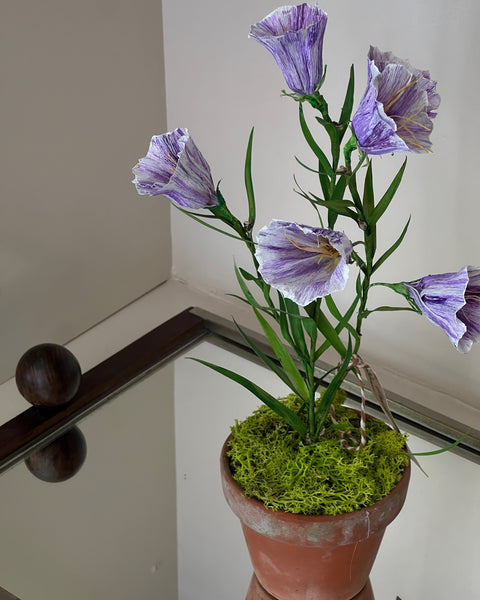 Paper flower ”Purple Bellflower”