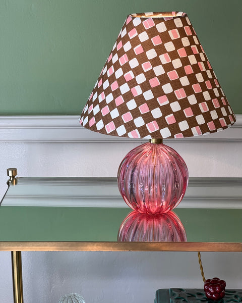 Vintage Murano table lamp (incl. lampshade)