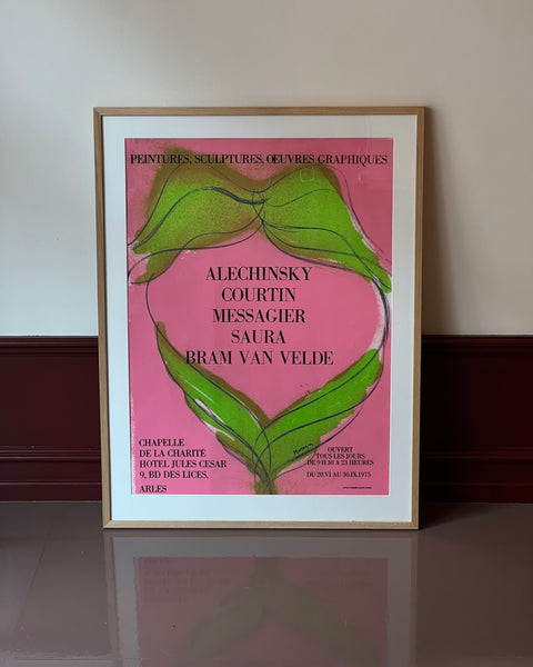 Jean Messagier Affiche Lithograph 1975 Exhibition Poster