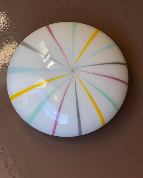 Vintage Murano multi-colored ceiling/wall lamp (D38)