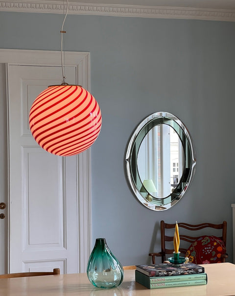 Ceiling lamp - Red swirl (D40)