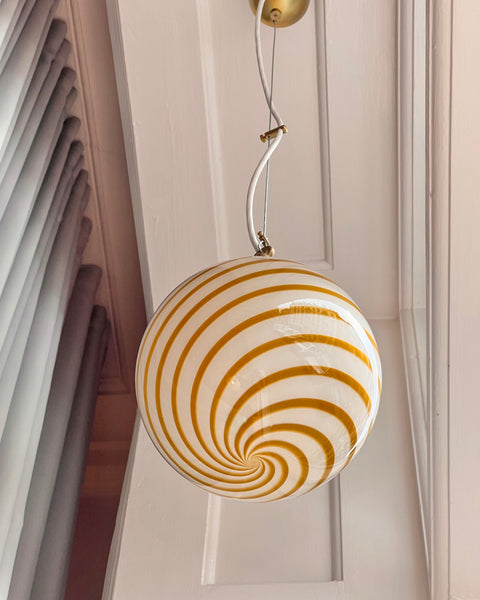 Ceiling lamp - Amber swirl (D20)