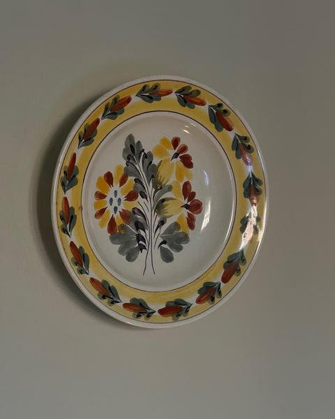 Vintage ceramic wall plate