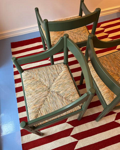 Carimate chair by Vico Magistretti - Green