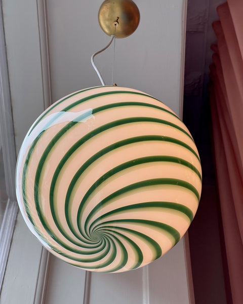 Ceiling lamp - Green swirl (D30)