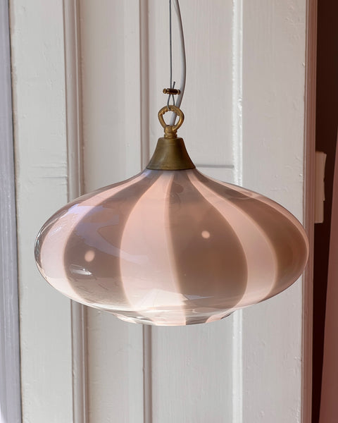 Candy ceiling lamp - Grey vertical stripes (sample)