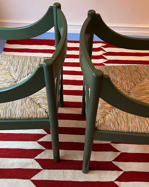 Carimate chair by Vico Magistretti - Green