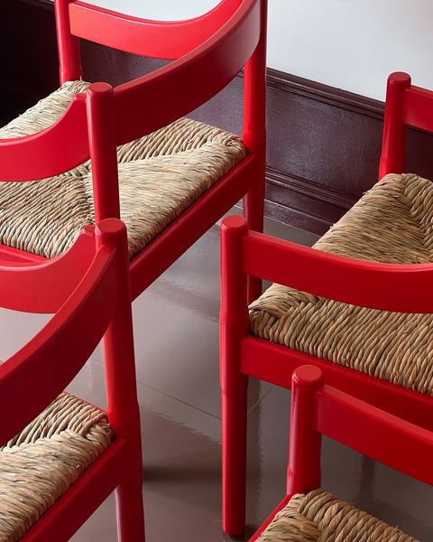 Carimate chair by Vico Magistretti - Red