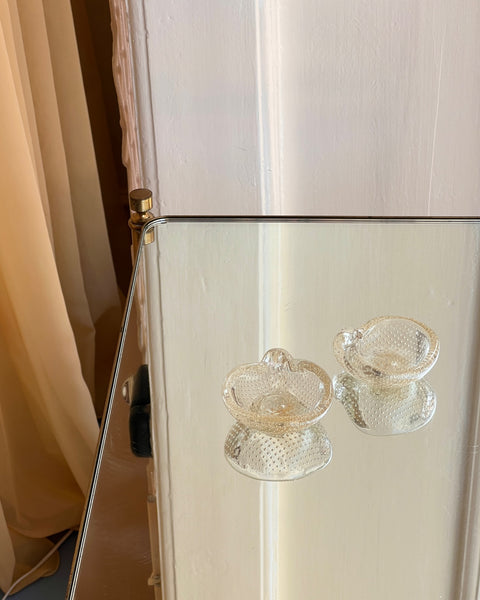 Vintage Murano golden seguso bowl