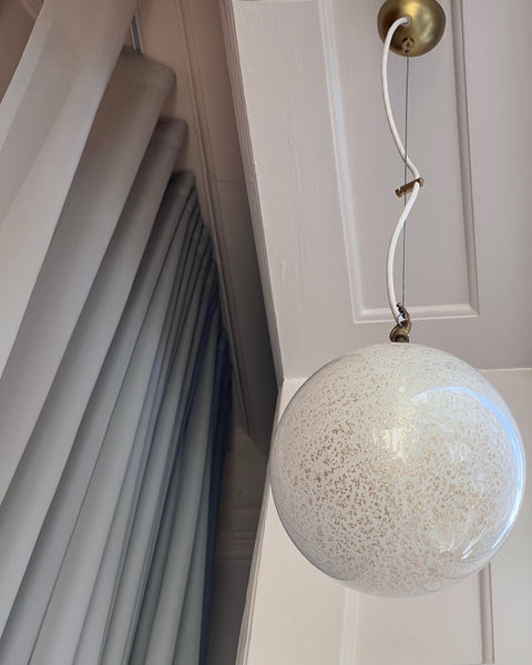 Ceiling lamp - White shimmer (D20)