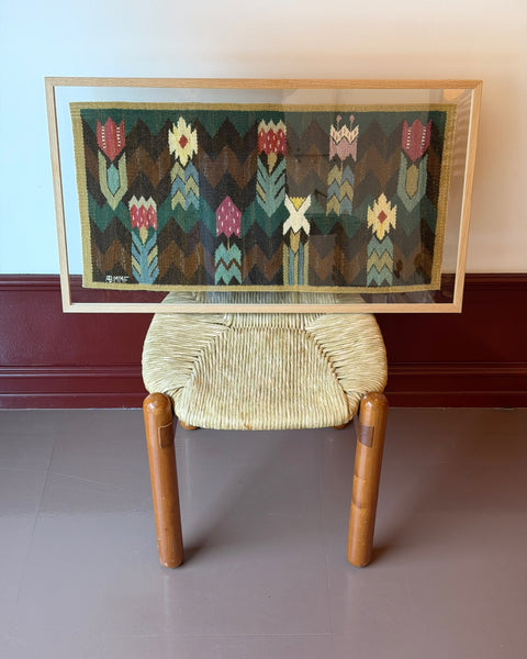 Vintage handwoven wall tapestry by Märta Måås-Fjetterström (AB MMF)