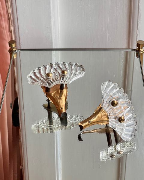 Pair of vintage Murano coat racks