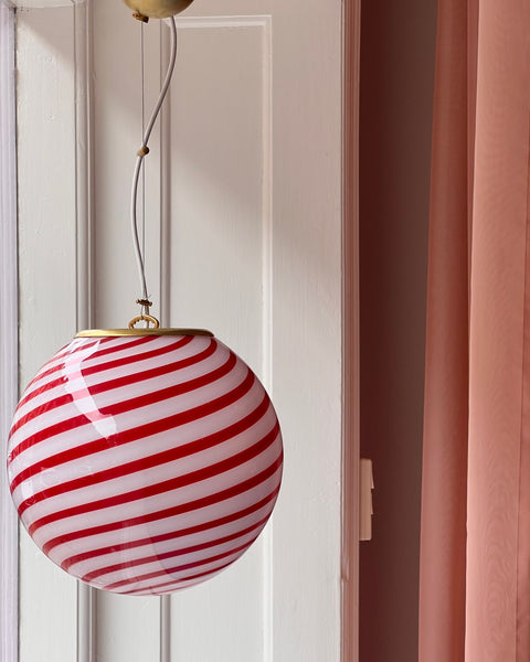 Ceiling lamp - Red swirl (D30)