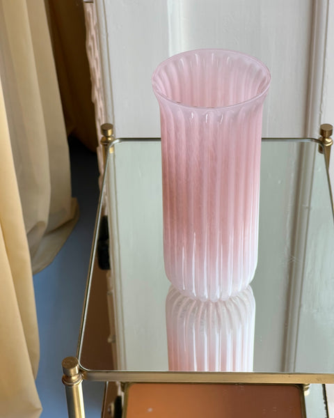 Vintage pink Murano vase