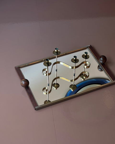 Vintage brass candle holder