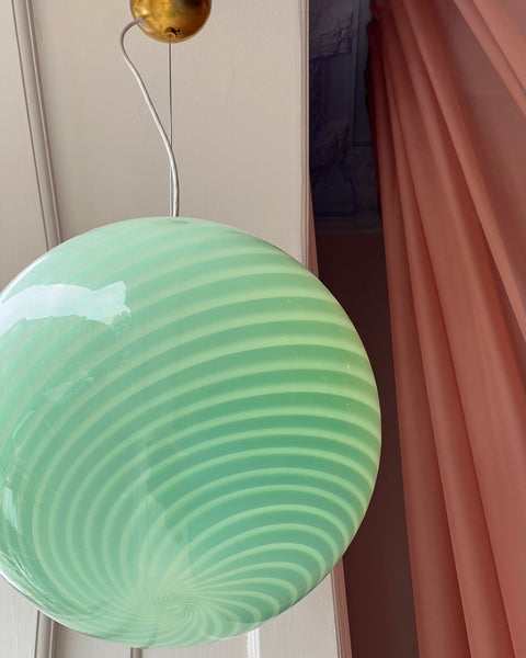 Ceiling lamp - Light green/mint swirl (D40)