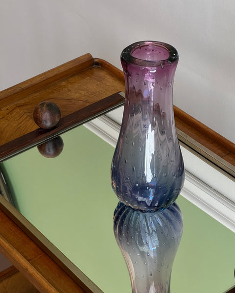 Vintage purple/blue Murano vase