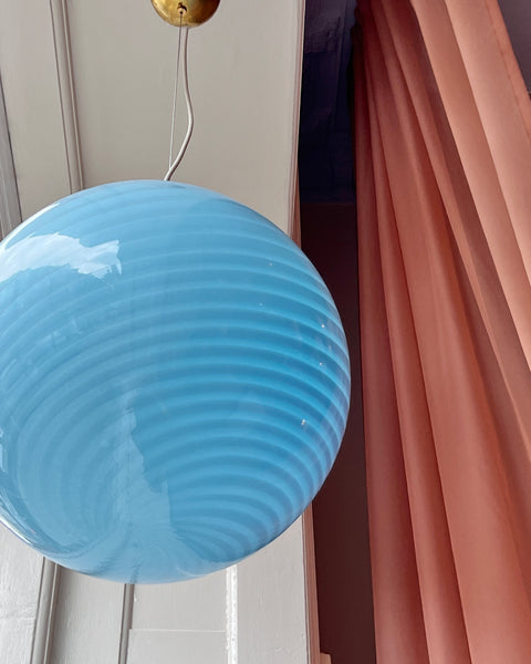 Ceiling lamp - Light blue swirl (D40)