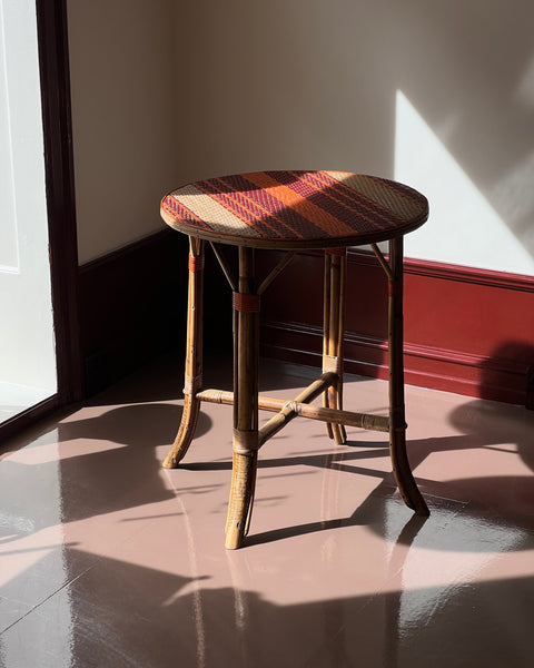 Vintage rattan table