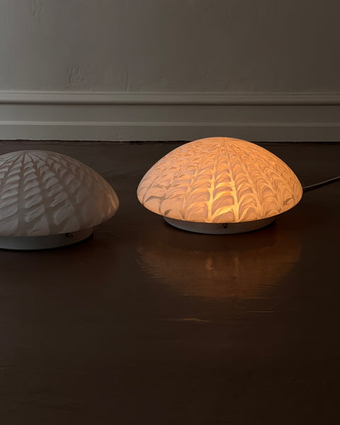 Vintage Murano blurred pink ceiling/wall lamp (D28) (1 available)