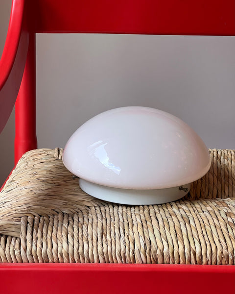 Vintage Murano light pink ceiling/wall lamp (D24)