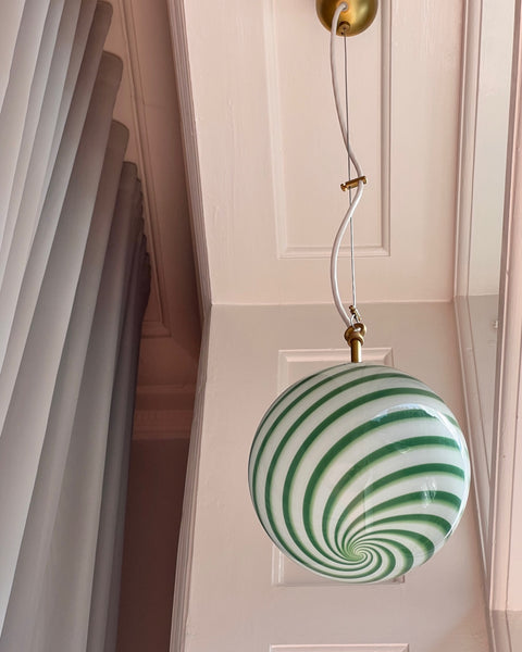 Ceiling lamp - Green swirl (D20)