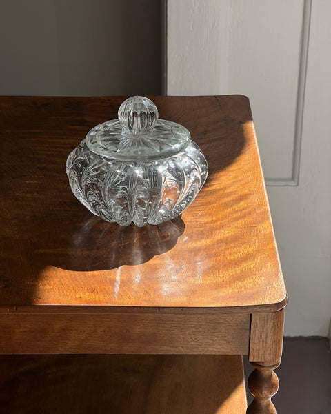 Vintage clear Murano bonbonniere